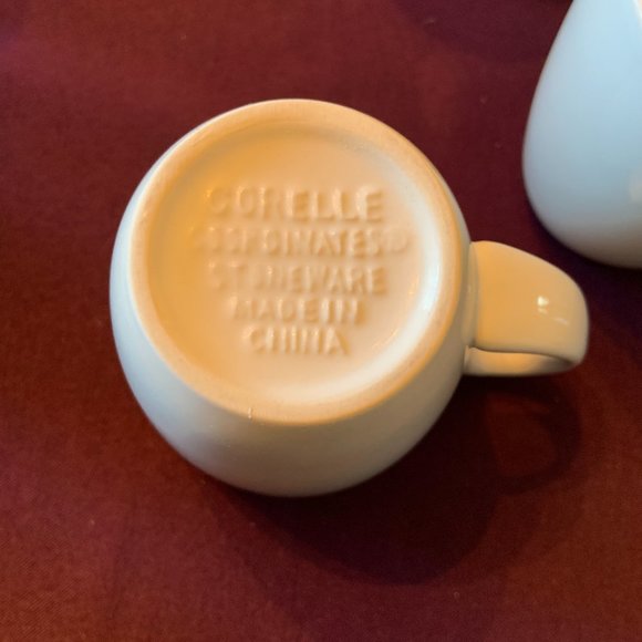 Corelle white coffee mugs 4 PC - Picture 5 of 5